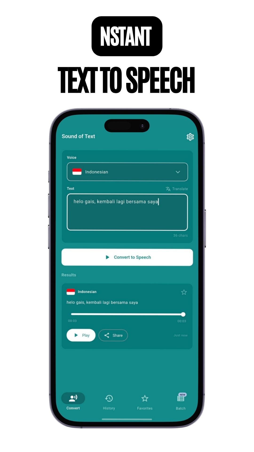 Instant Playback UI